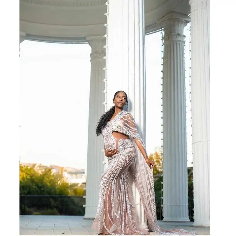 Shiny maternity dress on sale