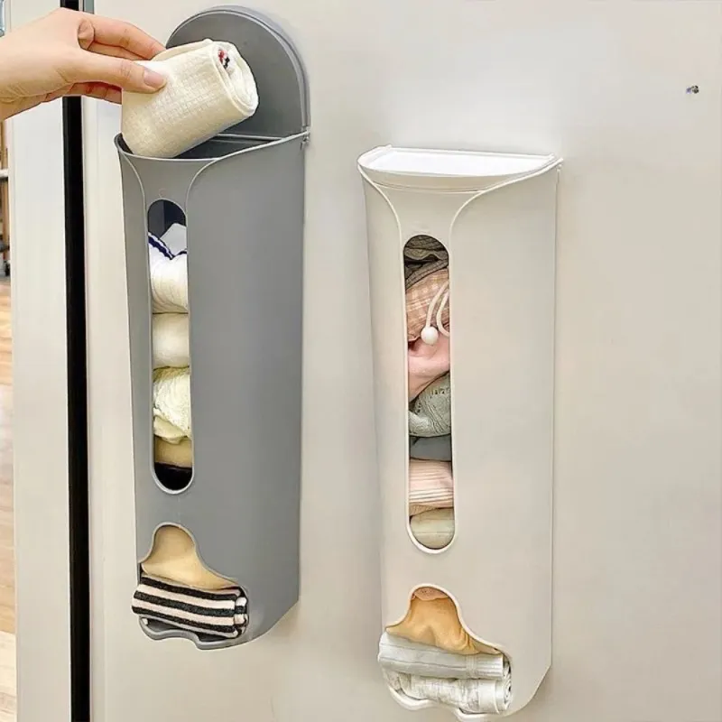 Garbage Bags Storage Box Wall Mounted Kitchen Plastic Holder Organizer For Home Bathroom From Yishian06 0.79 DHgate.Com