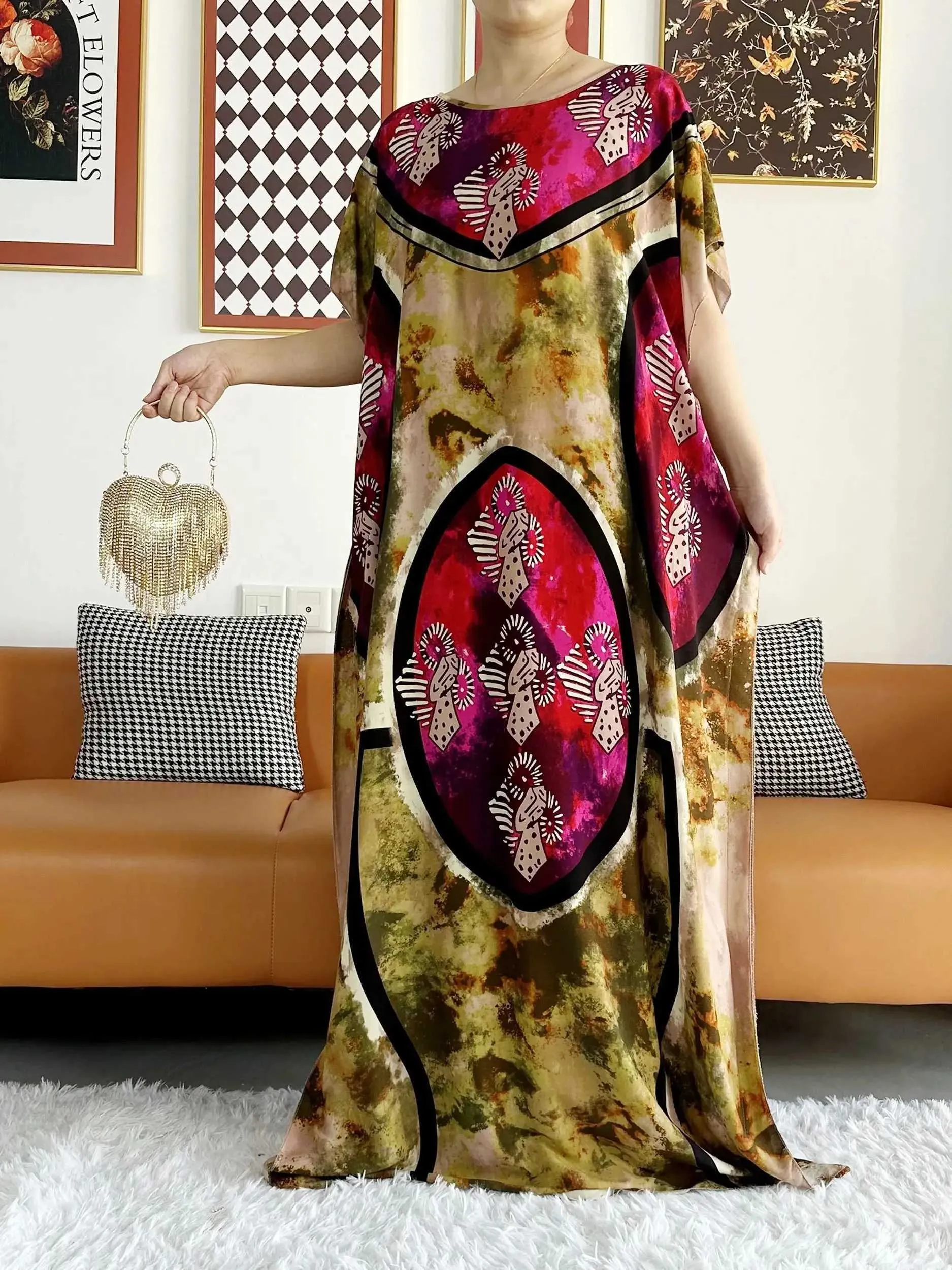 Cotton african dresses sales