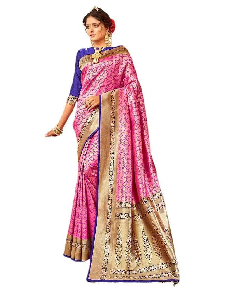indian saree dress Fashion Long Sleeves Lace Off the Shoulder Light Pink Wedding Dresses –  cherishgirls