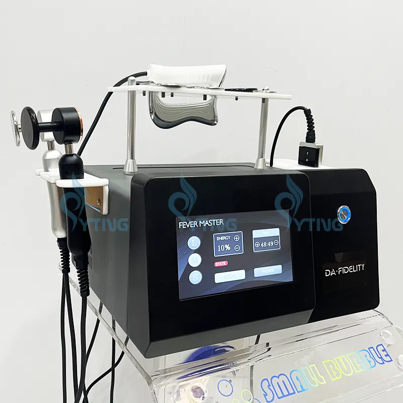 448KHZ Indiba Tecar Therapy Machine Fever Master Deep RF Heat Therapy Facial Anti Aging Lymphatic Drainage Physical Therapy Pain Relief