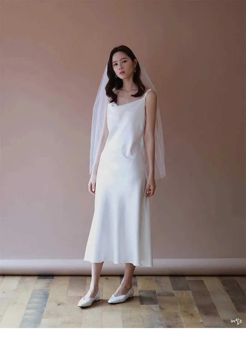 Gioielli per capelli Veli corti in tulle Uno strato con pettine Velo da sposa per accessori da sposa sposa Lunghezza 90 cm_voghion.com
