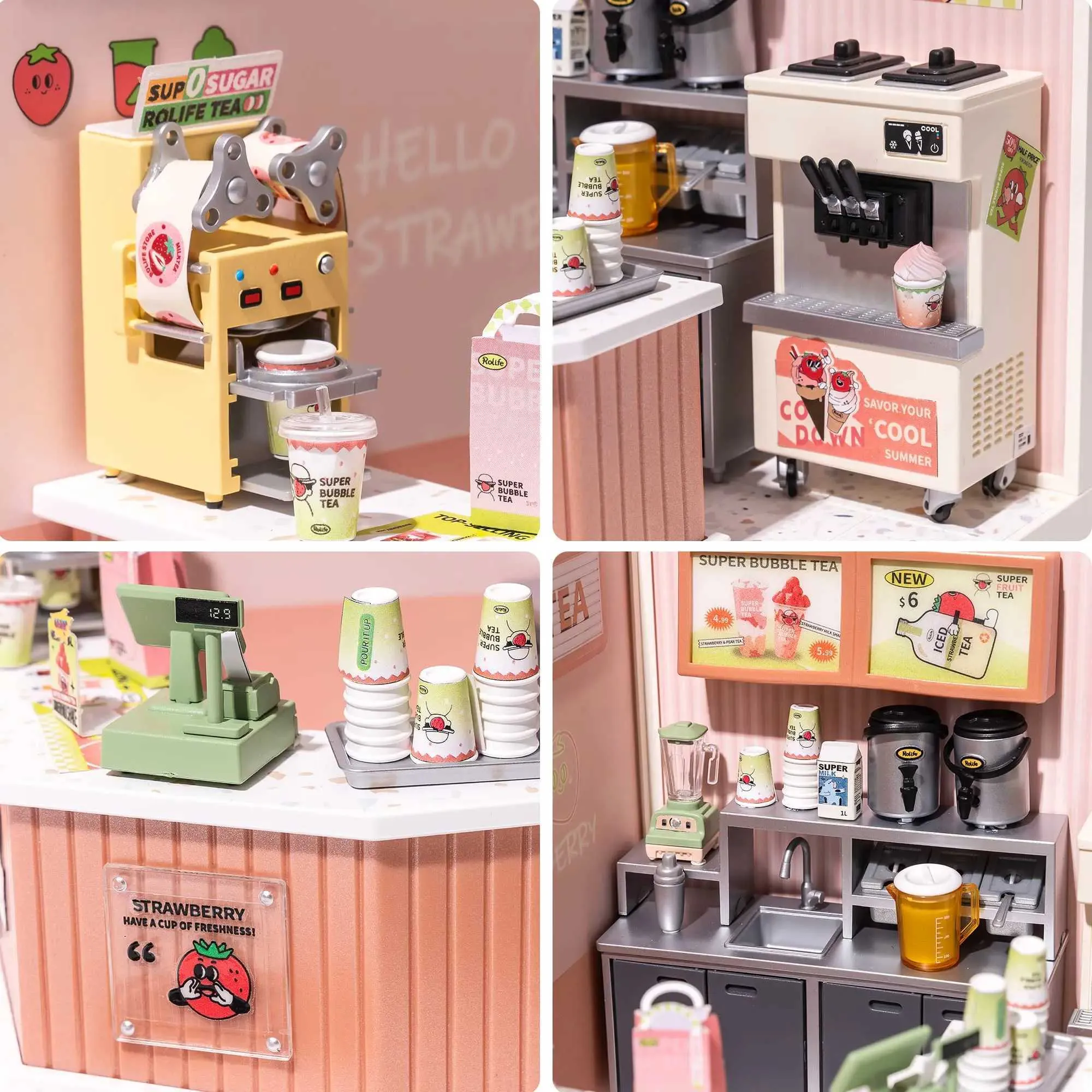 Architecture/DIY House Rolife Super Creat Plastic Buliding Blocks DIY ...
