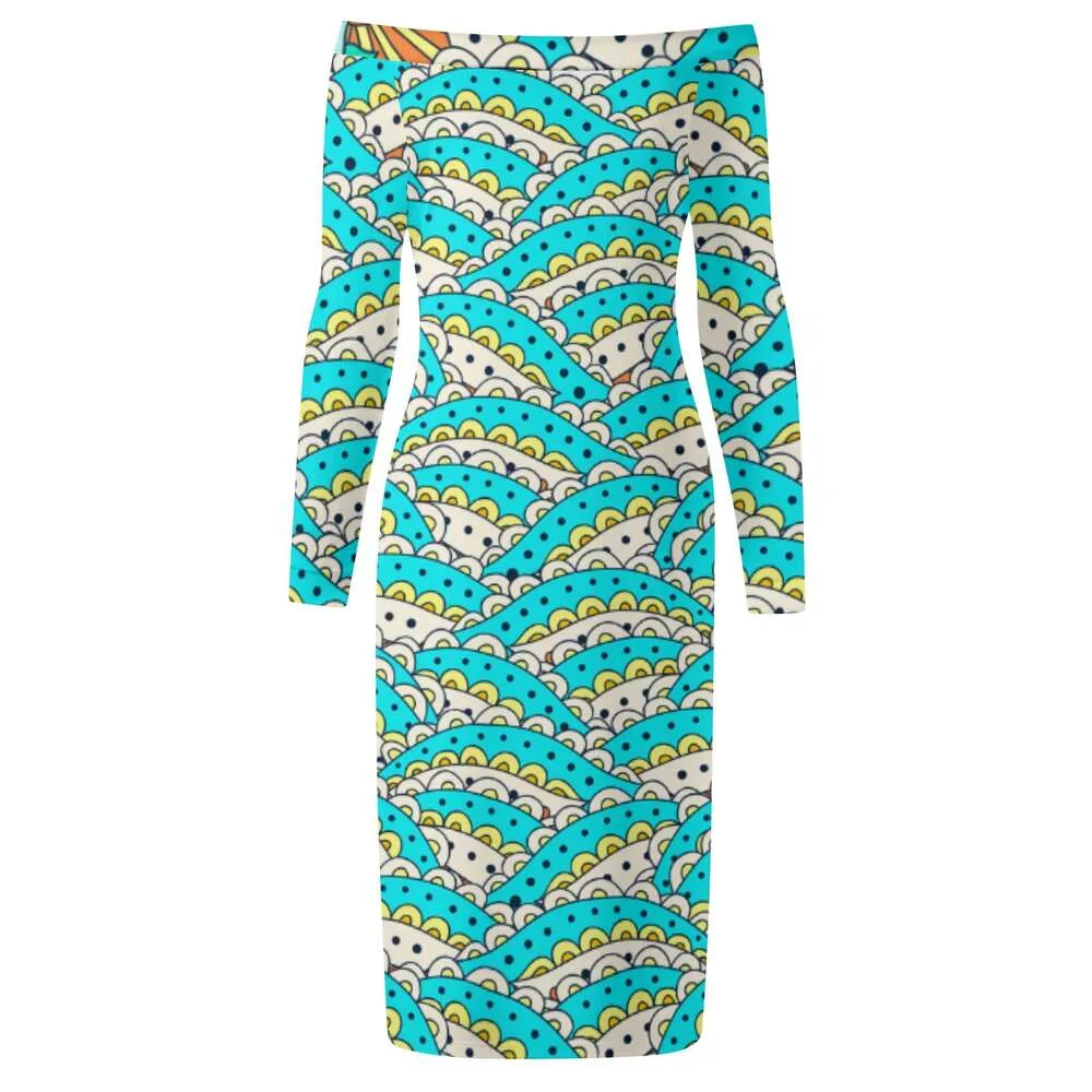 Dongdumaoyi Womens Off The Shoulder Long Sleeve Dress... From Dongdumaoyi,  $28.15 In Bulk | DHgate.Com