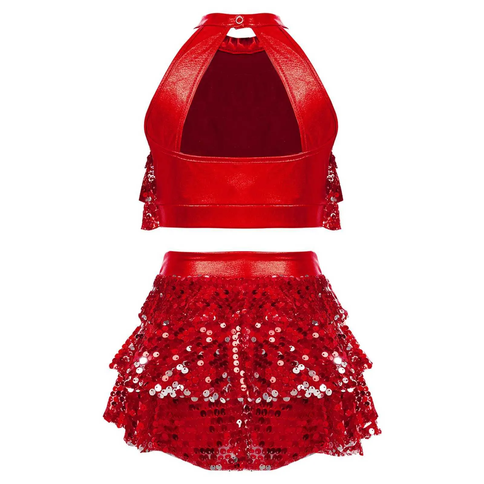 sequin halter top dance