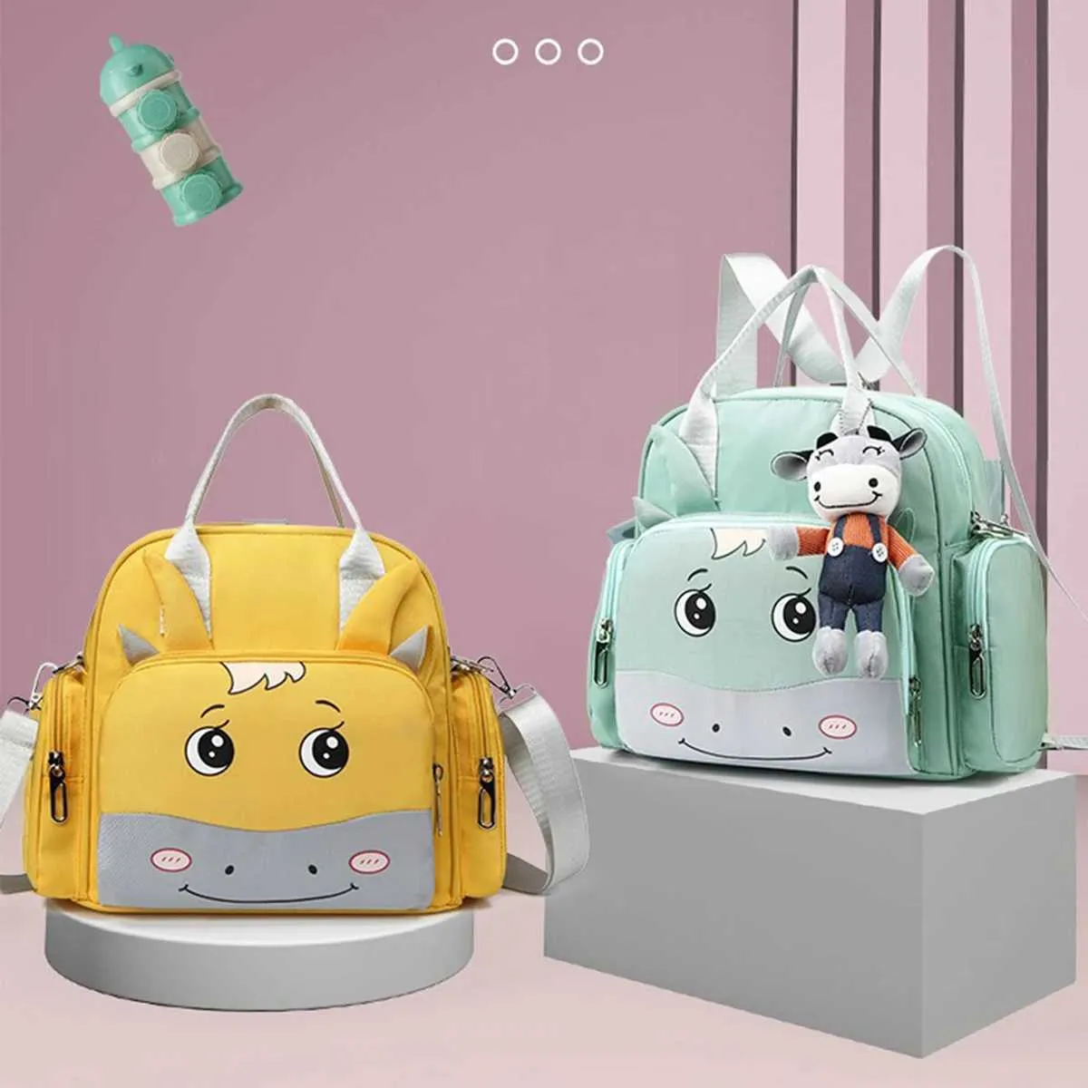Diaper Bags 1PC Large capacity multi function car hanging bag Mother and baby mommy bag waterproof dry and wet separation shoulder handbag Y240515
