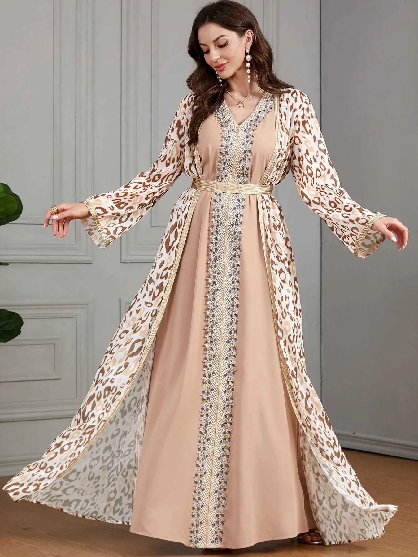 Waist Belt Pakistani Designer Party Dresses 2018 Muslim Party Dress For  Women Eid Morocco Abaya Piece