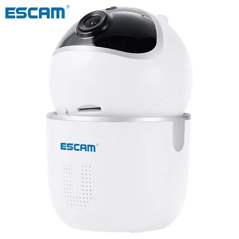 3MP WiFi IP Camera, ESCAM QF903 PTZ Security Camera with Night Vision,  Lens, Supports TF Card and Cloud Storage, Ideal for Home Security