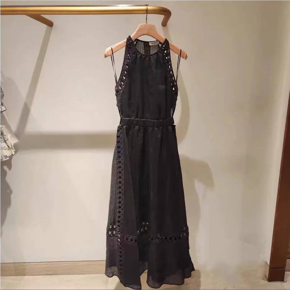 Elegant Heart Shaped Sandro Beige Dress With Hollow Lace Edge And Open Back Tie Perfect For Summer 2022 From Jinguangcanlan558 88.08 In Bulk DHgate.Com