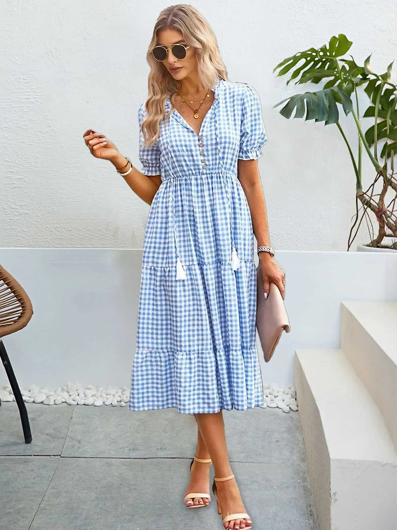 Tassel sundress best sale