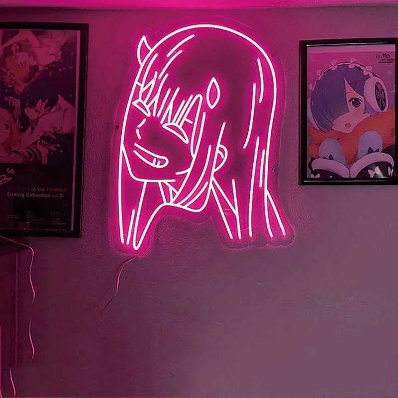 Zero two neon lamp 2025