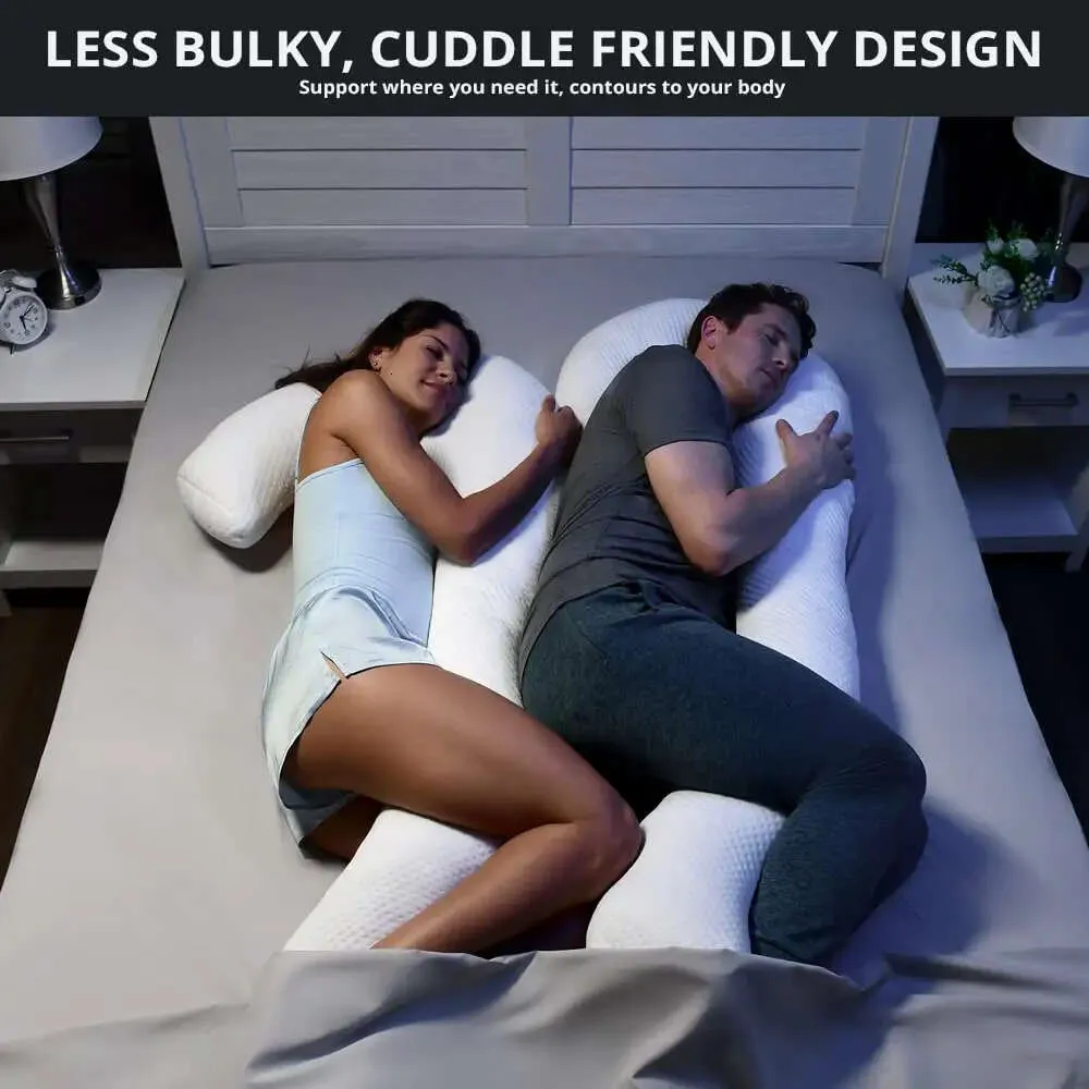 Body support pillow with removable cover discount