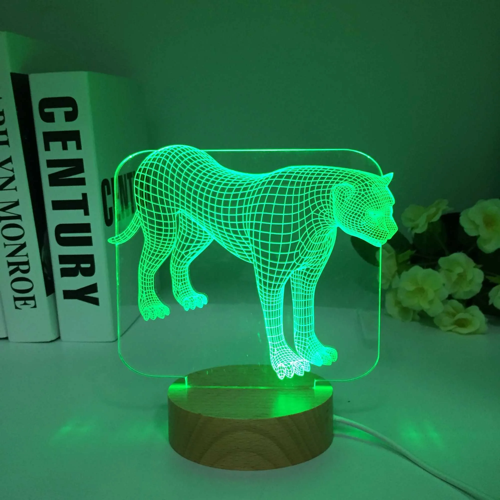 3d hologram night light hot sale
