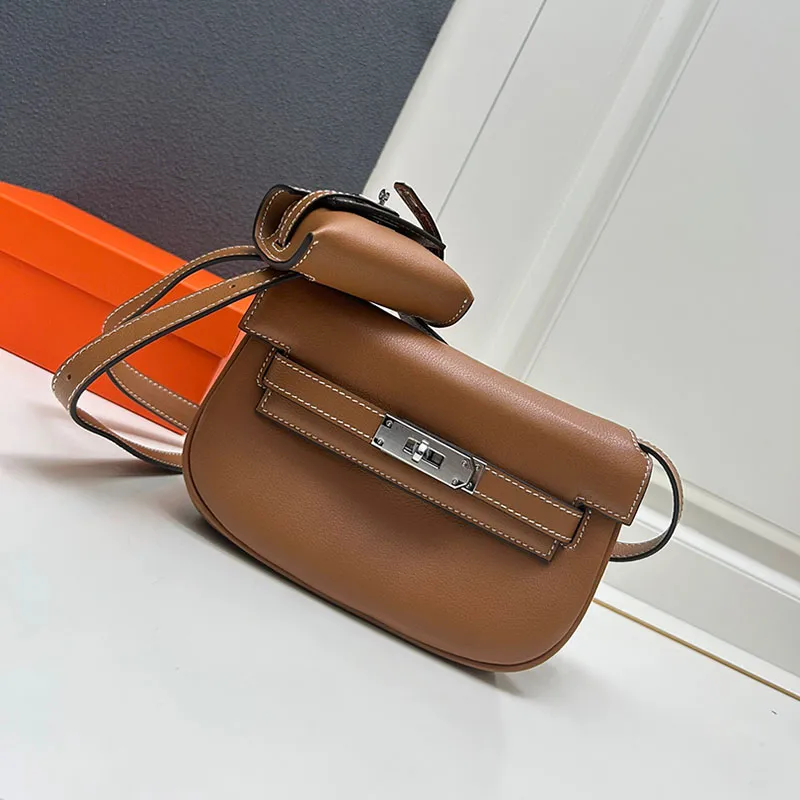 Luxury Leather Women s Crossbody Bag Chic Designer Moove Chest Bag Stylish Saddle Bag Mini Wallet Top Ladies Handbag 2024 Brands Mirror