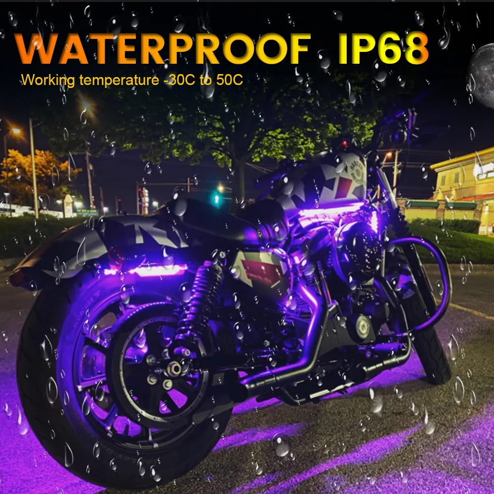 Motorcycle led strip lights 12v 2025