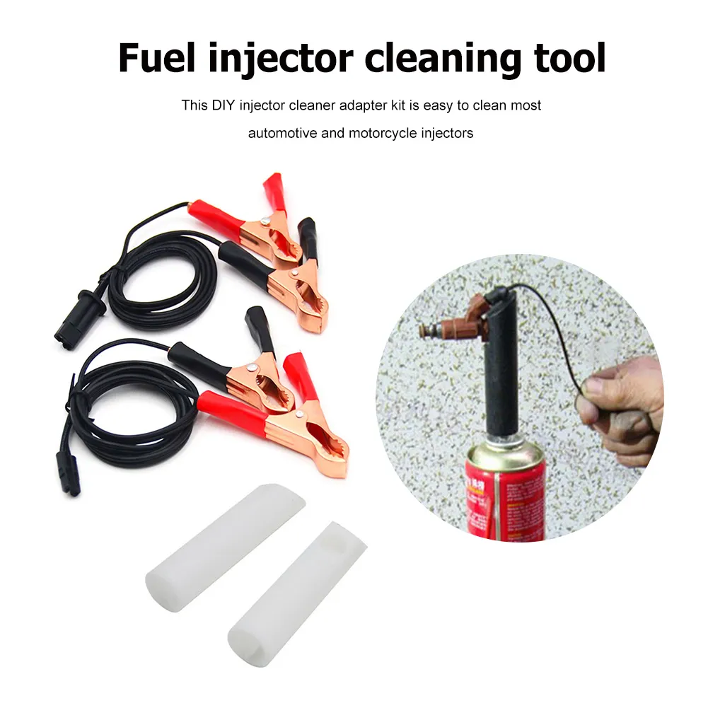 Car Fuel Injector Flush Cleaner Adapter DIY Kit Cleaning Tool 2 Lines 2 Heads | UK Car Fuel Injector Flush Cleaner Adapter DIY Kit Cleaning Tool 2 Lines 2 Heads | UK