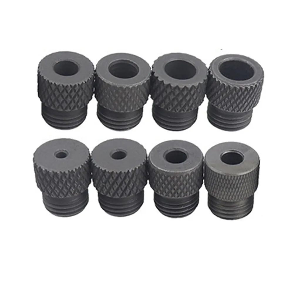 M14 Drill Sleeve Bushing – 5mm Precision Guide For Dowelling Jigs – Stainless Steel Positioning Tool For Woodworking (Fits M14 X 1.5 Threads)