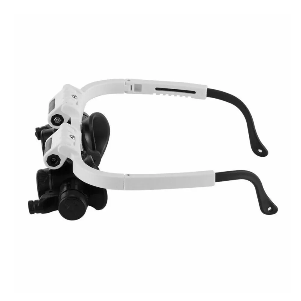 Jewelers Magnifying Glass Headband With LED Light 8X/15X/23X