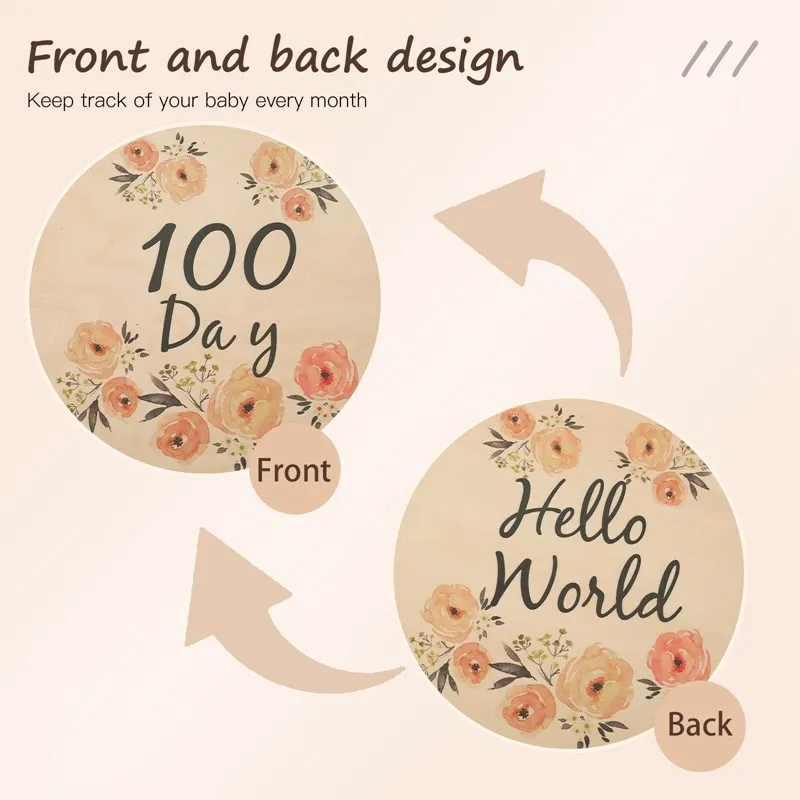 dhgate-com-baby-milestone-cards-40-double-sided-monthly-weekly-cards-pregnancy-markers-gender-neutral-newborn-growth-record-props-with-floral-backdrop-office-school-business-industrial for Free Printable Pregnancy Milestone Cards DHgate.com:Baby Milestone Cards, 40 Double-Sided Monthly & Weekly Cards, Pregnancy Markers, Gender Neutral Newborn Growth Record Props with Floral Backdrop:Office & School & Business & Industrial for Free Printable Pregnancy Milestone Cards