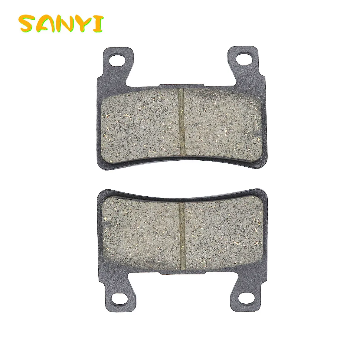 Sixity C6 Rear Ceramic Brake Pads compatible with Honda XR650R 2000-2007 Complete Set