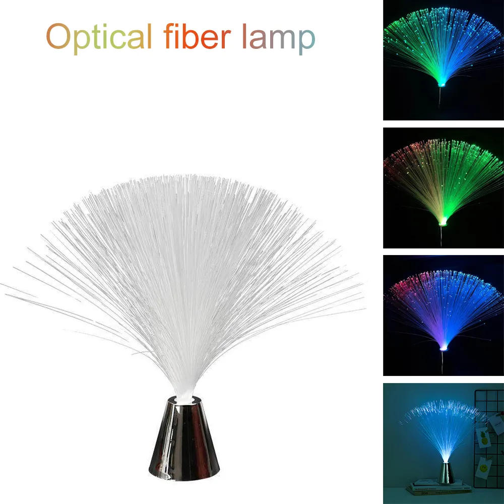 DHgate Colorful LED Fiber Optic Atmosphere Decorative Fairy Night Light for Wedding Party Energy Saving Lights Lighting