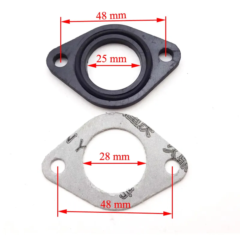 Carb Intake Manifold Gasket Spacer – Fits CRF50, CRF70, Pit Bike, ATV, Go Kart