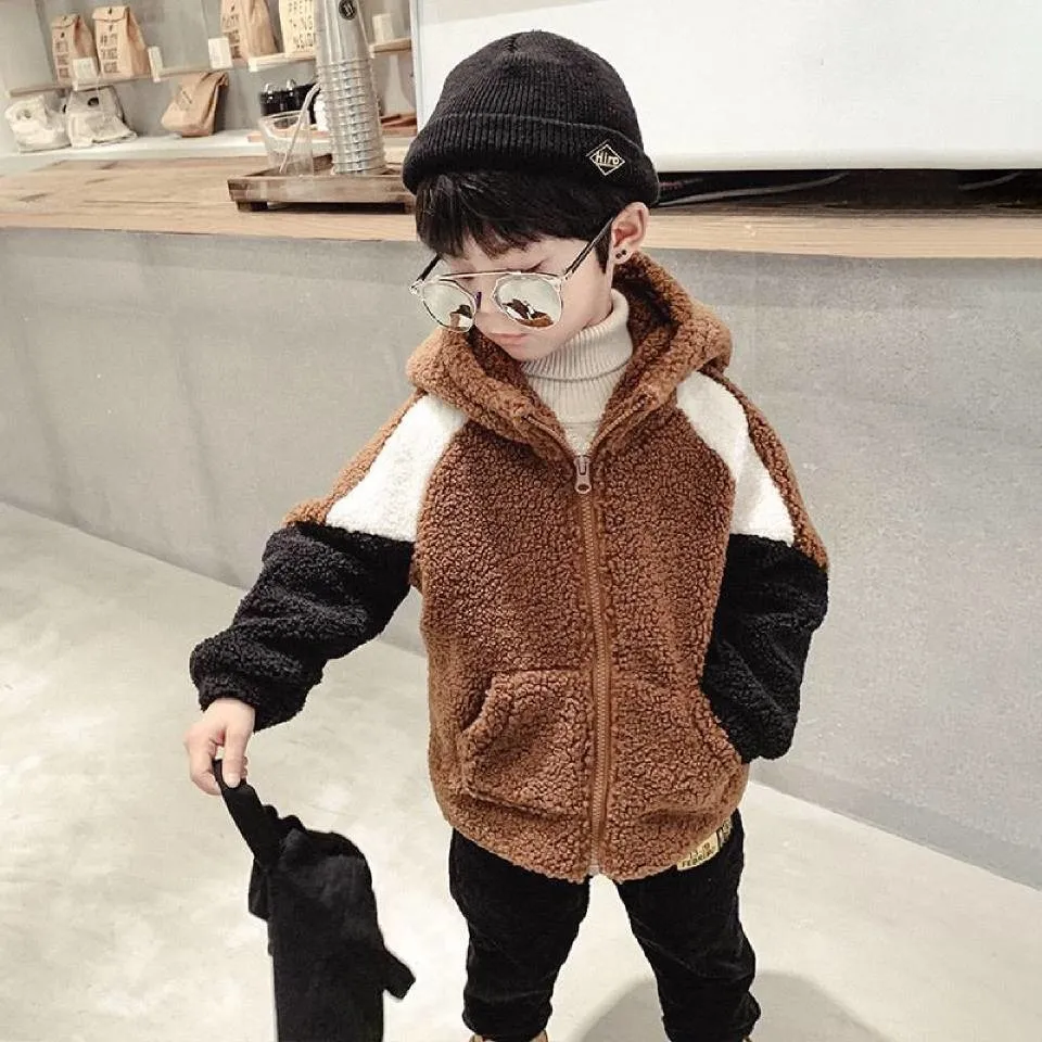 Furry baby jacket deals