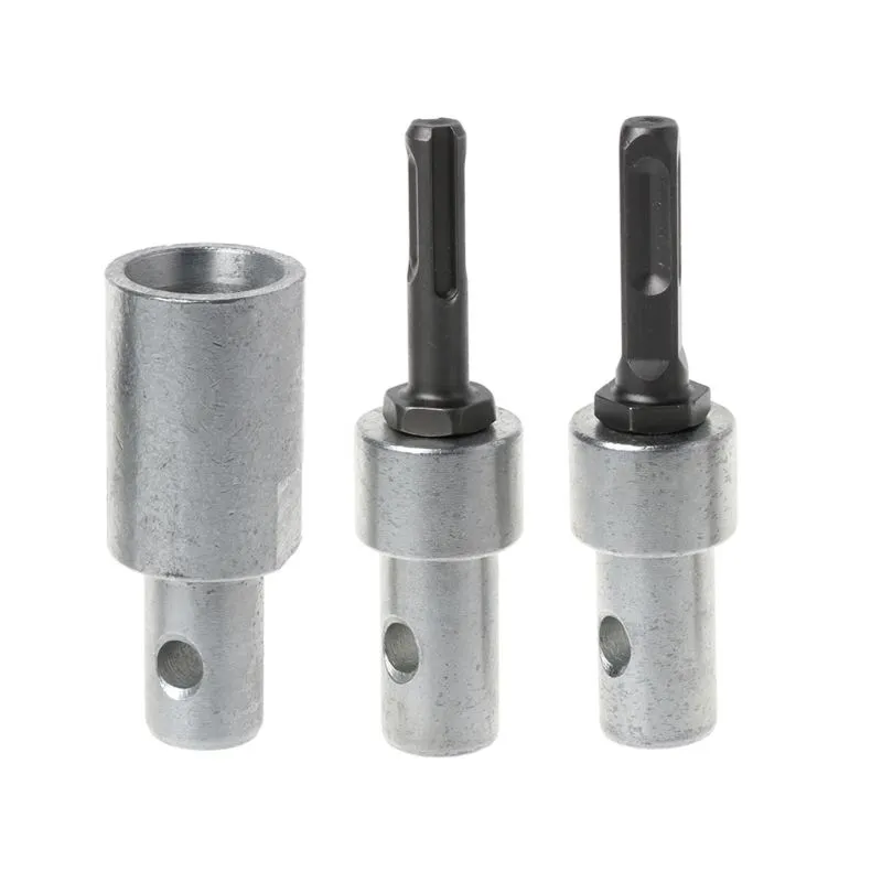 Round Slot Drill Bit Adapter SDS To Arbor - For Connecting Earth Auger To Electric Drill, 105mm Long-443022