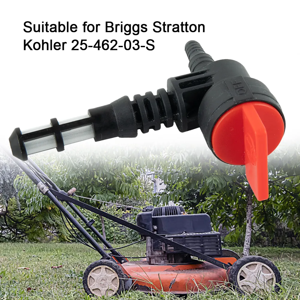 90 Degree Fuel Shut Off Valve Replacement for Lawn Mower Tractors