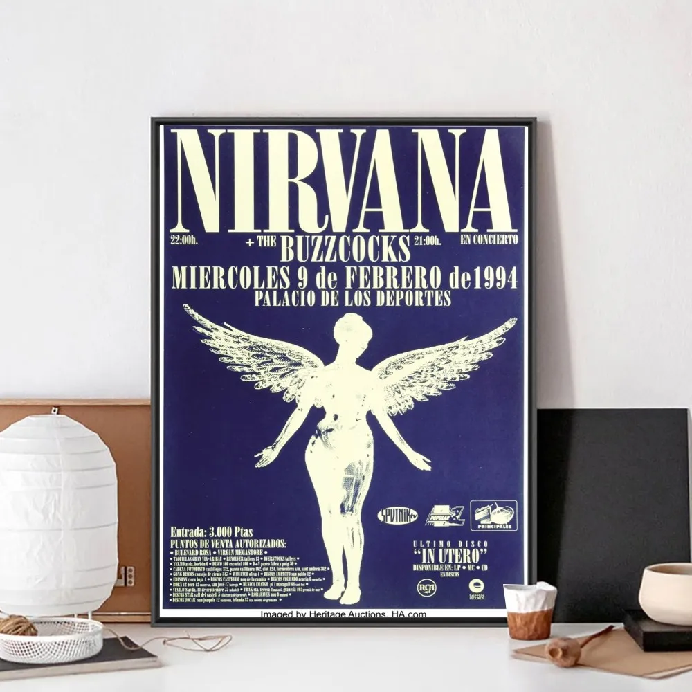 NIRVANA ポスター　Vintage　ヴィンテージ 　poster Nirvana Vintage Concert Poster from Oakland Coliseum Arena
