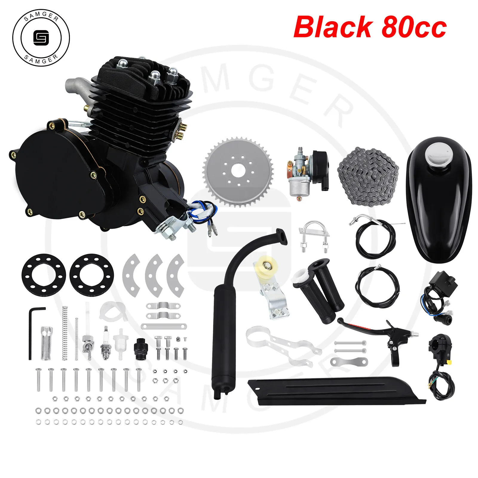 激安店舗 2-Stroke DHgate.com:50/80/100cc Gas DIY for Kit Motor パーツ