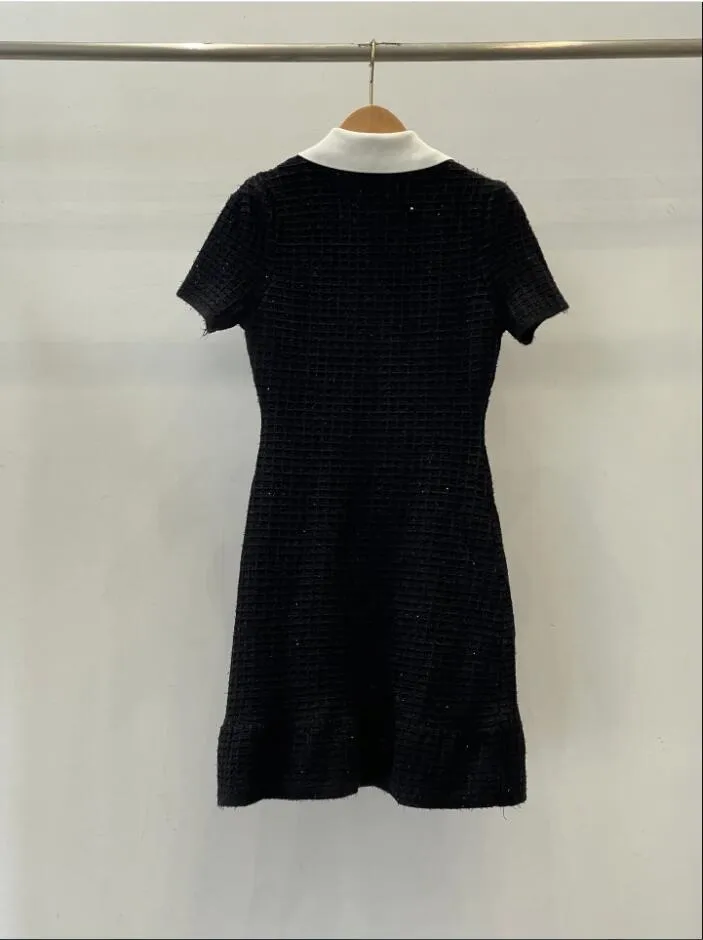 Designer Knit Dress: Elegant Knit Mini Dress, Black... From Shunlifacai669,  $21.26 In Bulk | DHgate.Com