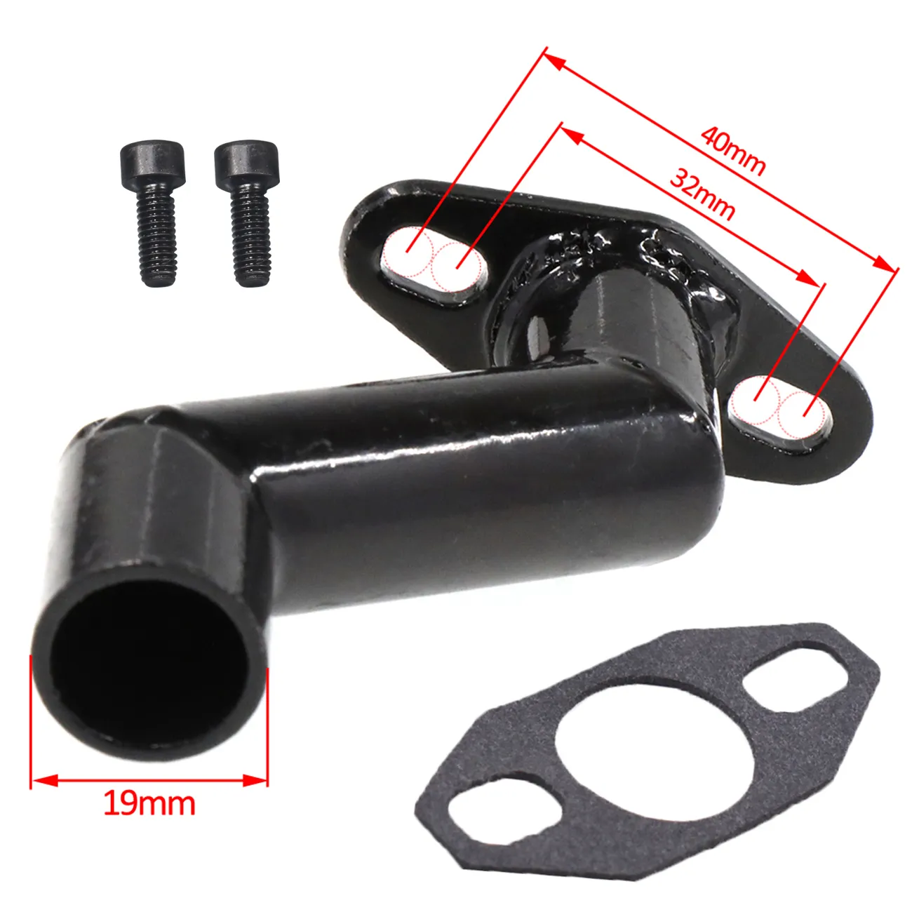 Mingdun CNC 32mm-40mm Intake Manifold with Connector For