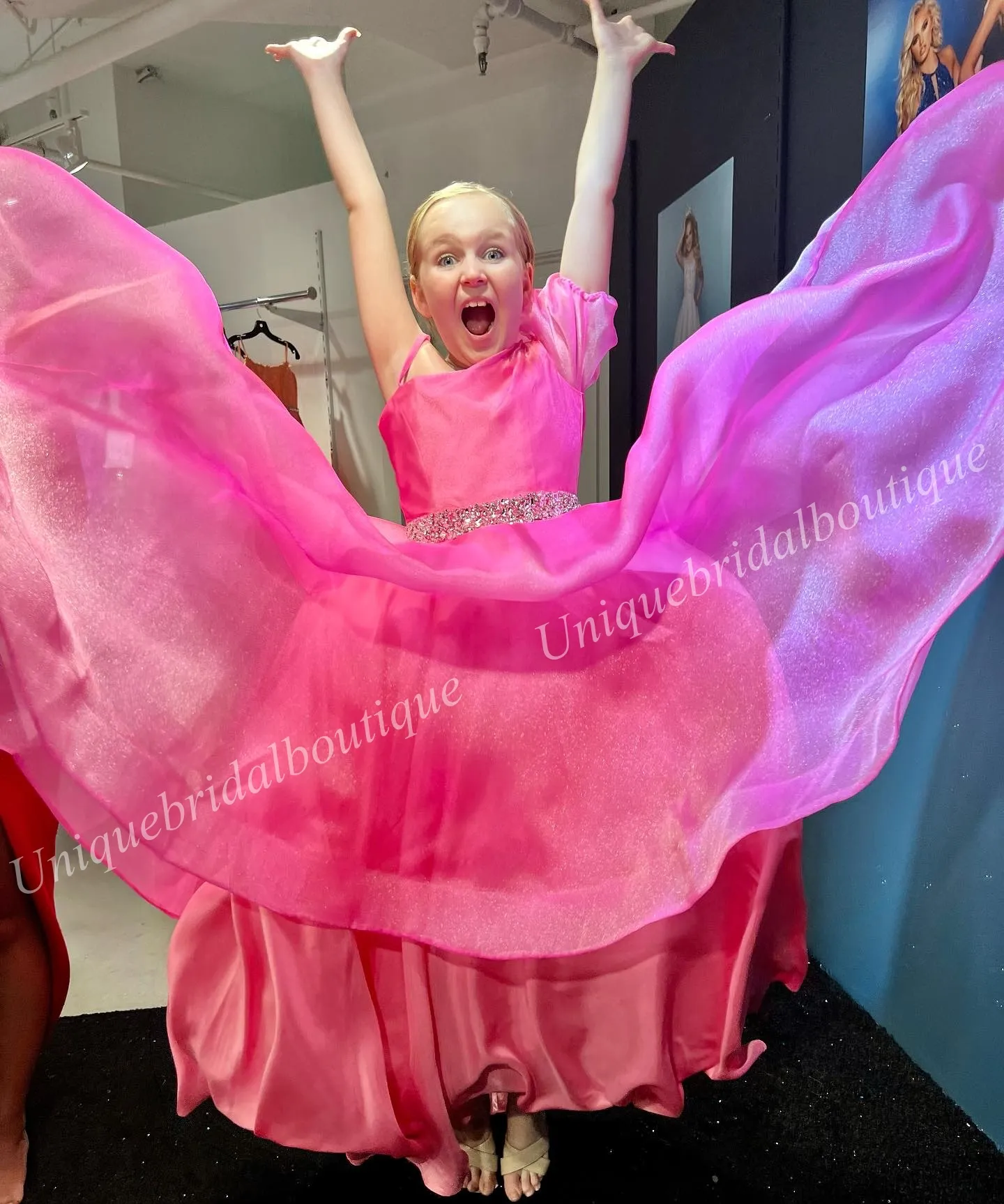 Hot pink party dresses for juniors hot sale
