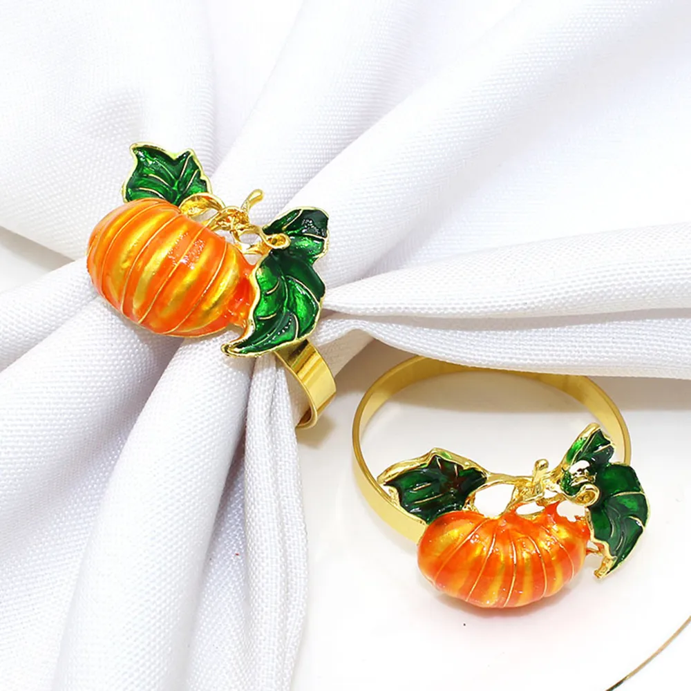 Pumpkin napkin rings best sale