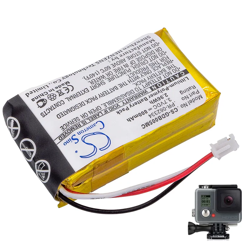 Batterie 800mAh 3.7V Li-Polymer Compatible JBL Clip 2 Special Edition - Remplace P453048D 01