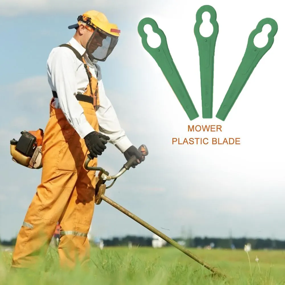 100 PackPlastic Blades for Florabest LIDL FRTA 20 A1 Lidl Lawnmower Trimmer Universal Grass Cutter Gardening Tool Replacement Parts