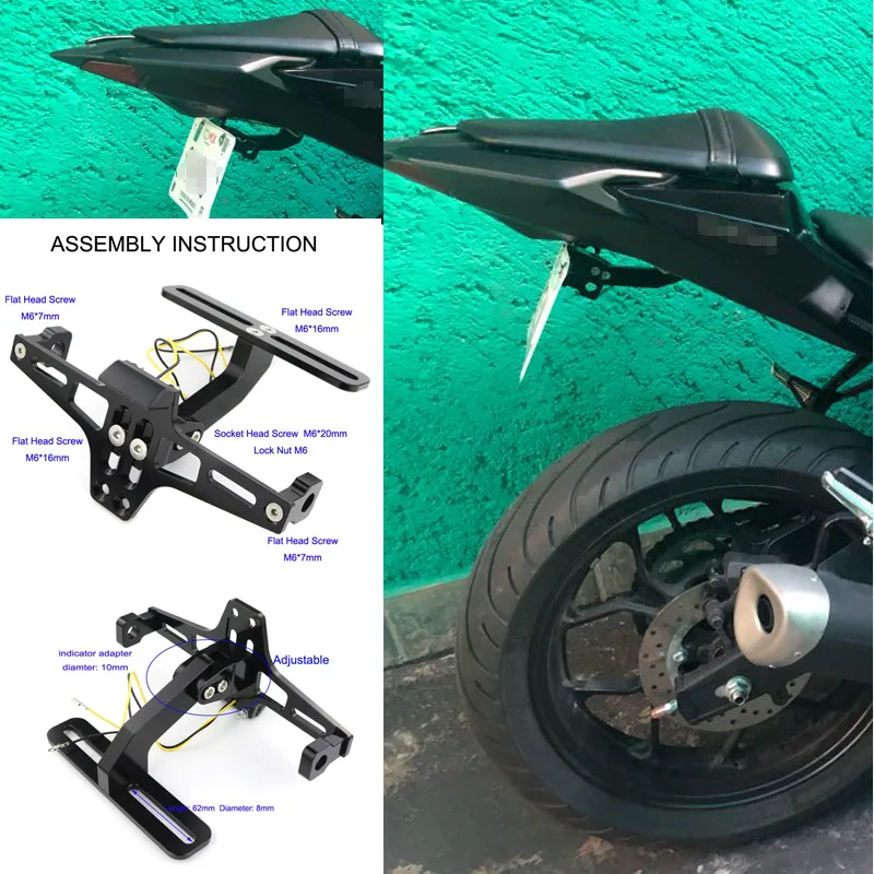 Rear Tail Tidy Fender Eliminator Kit For BMW S1000RR 2009 2017 S1000R 2014 2017 S1000XR HP4 License Plate Holder Bracket From Ddmyfeb 31.47 DHgate.Com