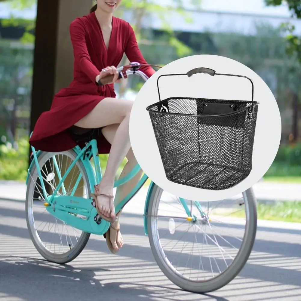 Strong Load Bearing Metal Mesh Bike Basket With Quick Release Mount From Homepro11 32 DHgate.Com