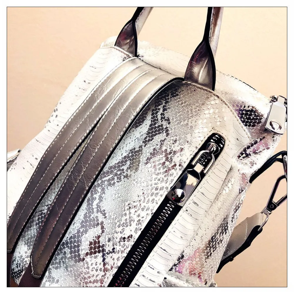Stylish Women Leather Backpack Purse Large Capacity Vegan 