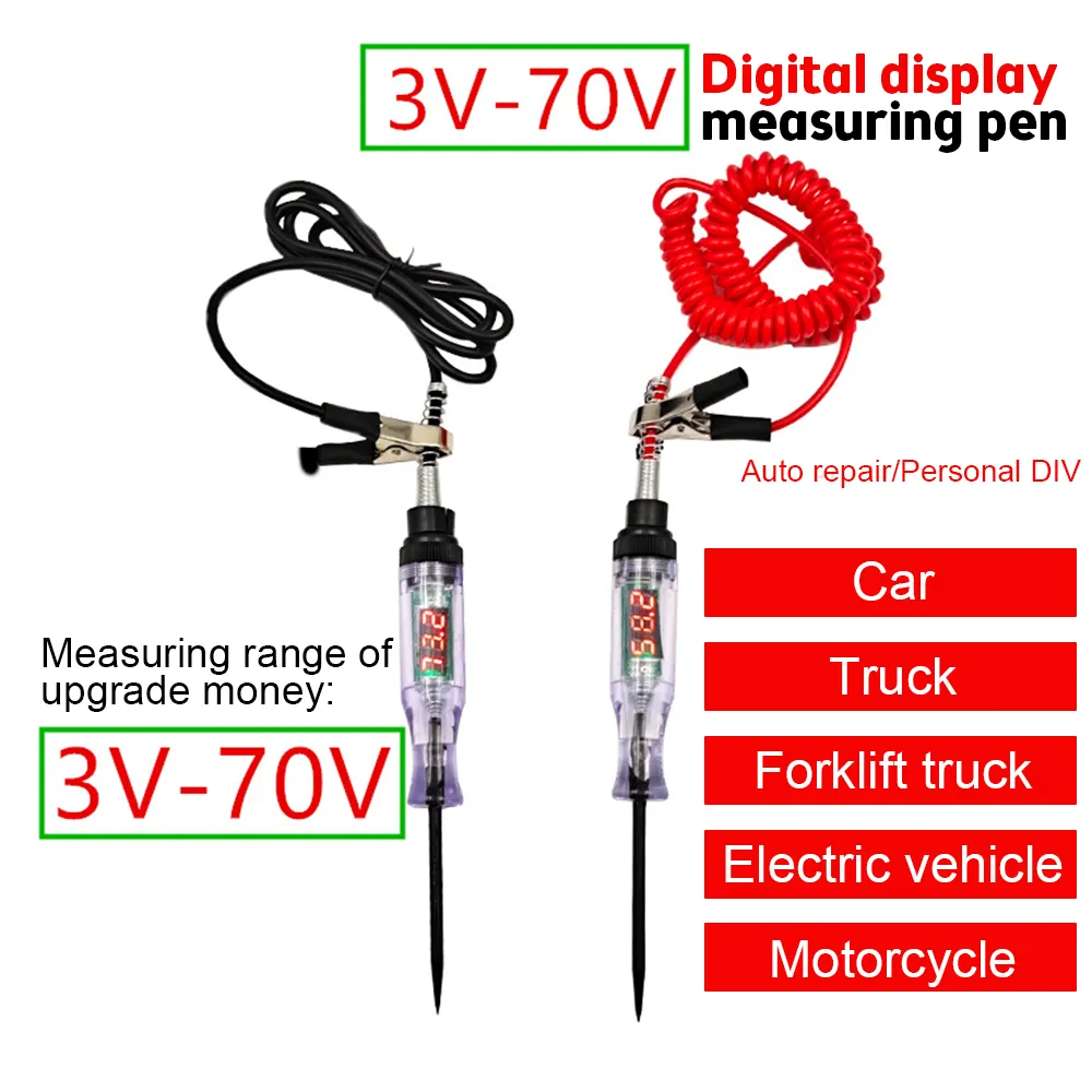 AutoClinic 6V/12V DC Electrical Circuit Tester Pen | Voltage Probe For Car, Truck, Boat & RV Diagnostics