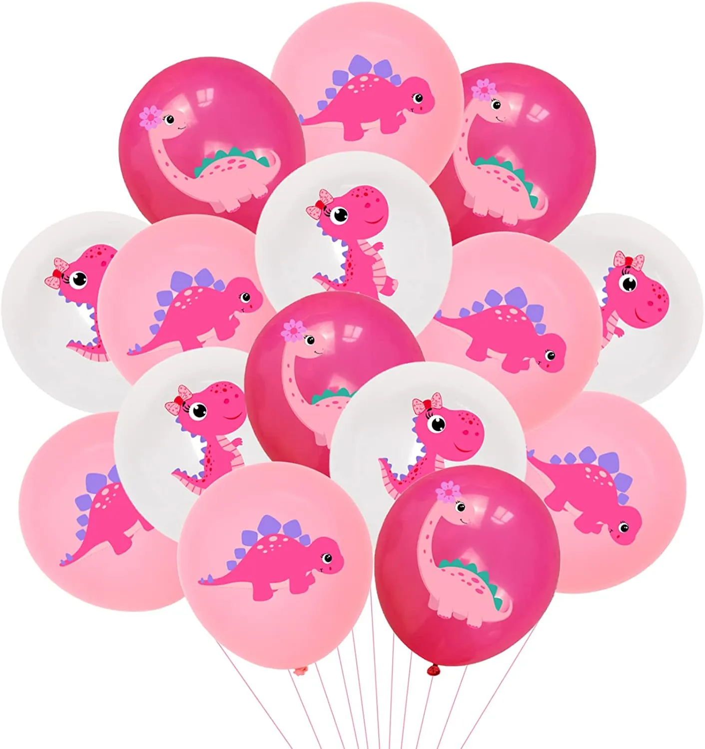 Lot De 52 Ballons Dinosaures En Forme De Lettres Roar Three