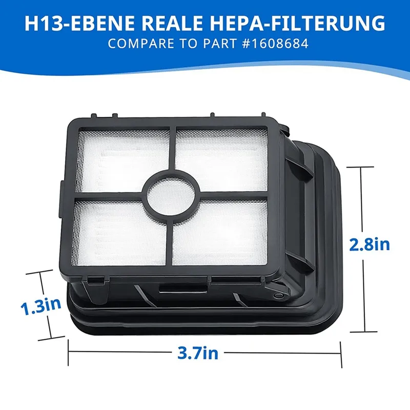 DHgate.com:3-Pack Crosswave Vacuum Filter, Washable