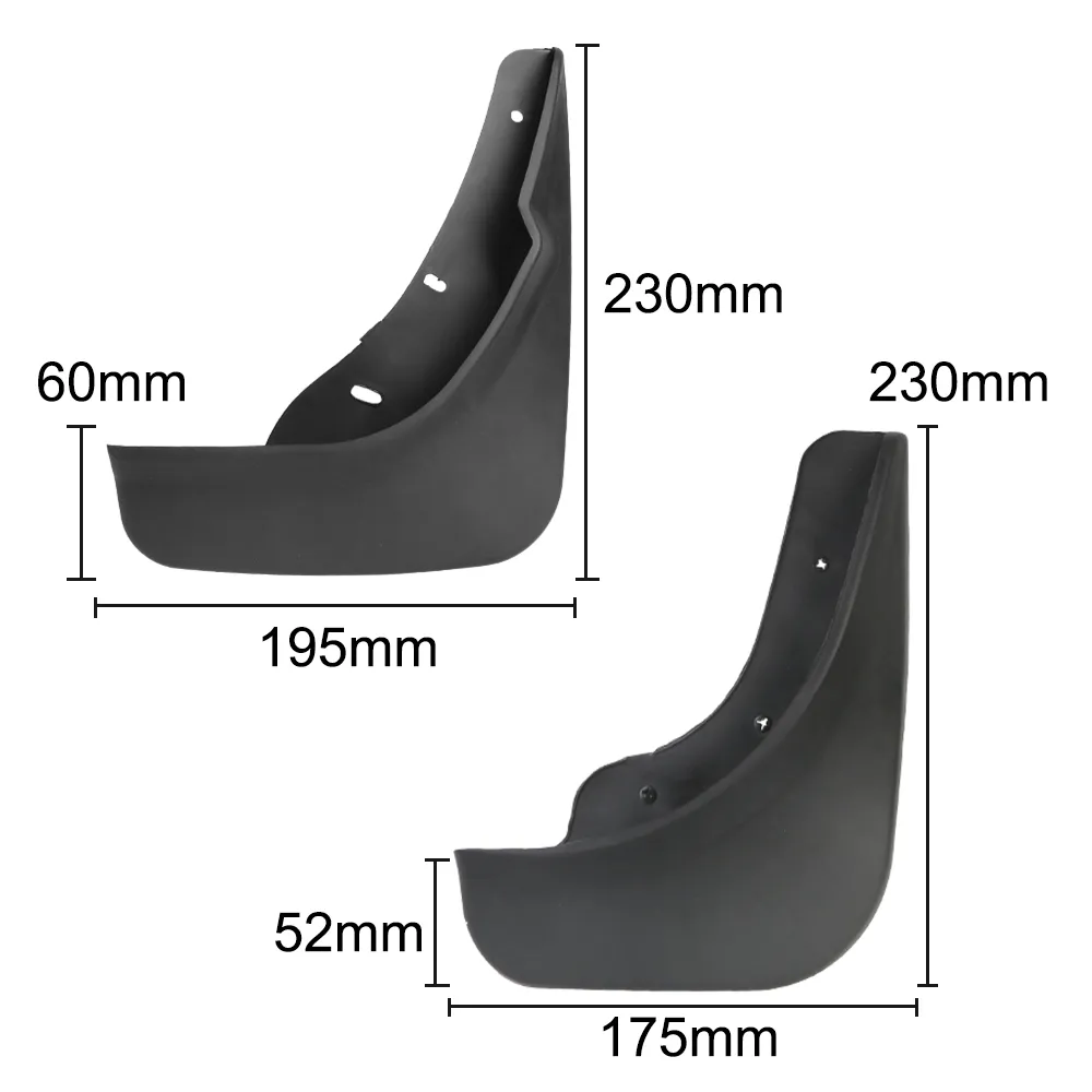 Black Splash Guards Mud Flaps Auto Parts Accessories For Toyota Black Splash Guards Mud Flaps Auto Parts Accessories For Toyota