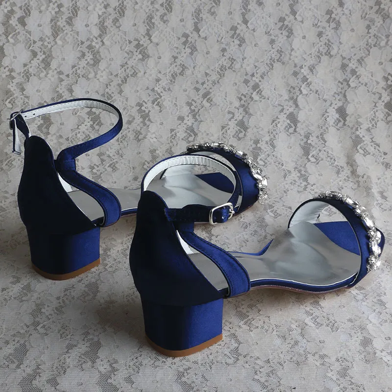 Sandali bassi blu scuro shop