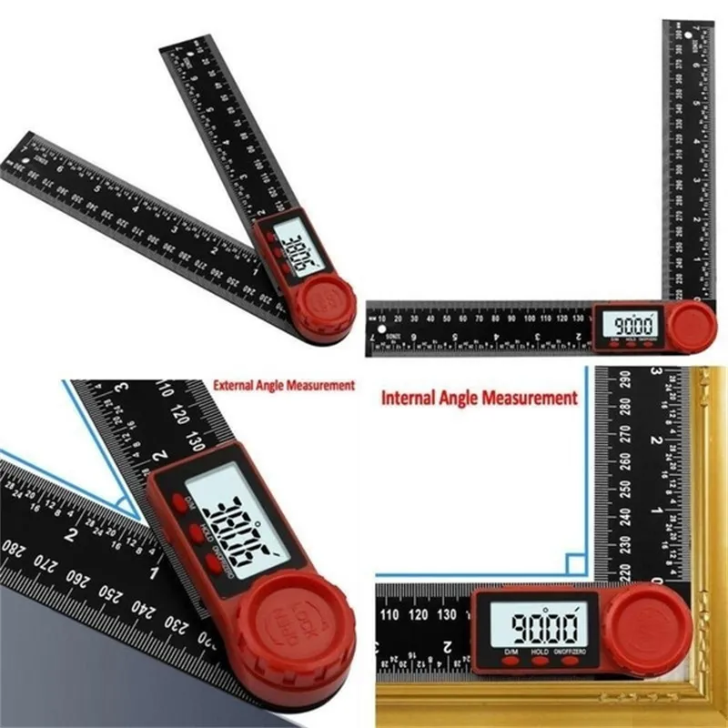 DHgate.com:Pro Digital Angle Ruler - 200/300mm Electronic Inclinometer ...