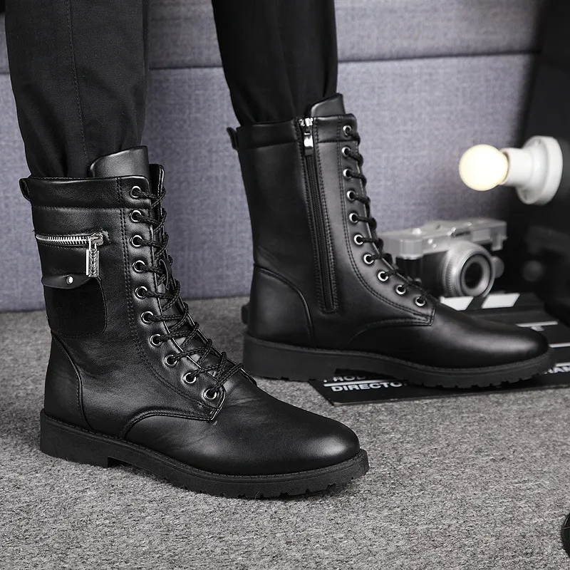 Mens Chain Skull Danner Quarry Boots With Metal Buckle And Lace Up Detail Motorcycle Punk Style Shoes By Brand Danner Quarry Boots Rock 2024 From Factory Dh911856058 Bulk 25.98 DHgate.Com