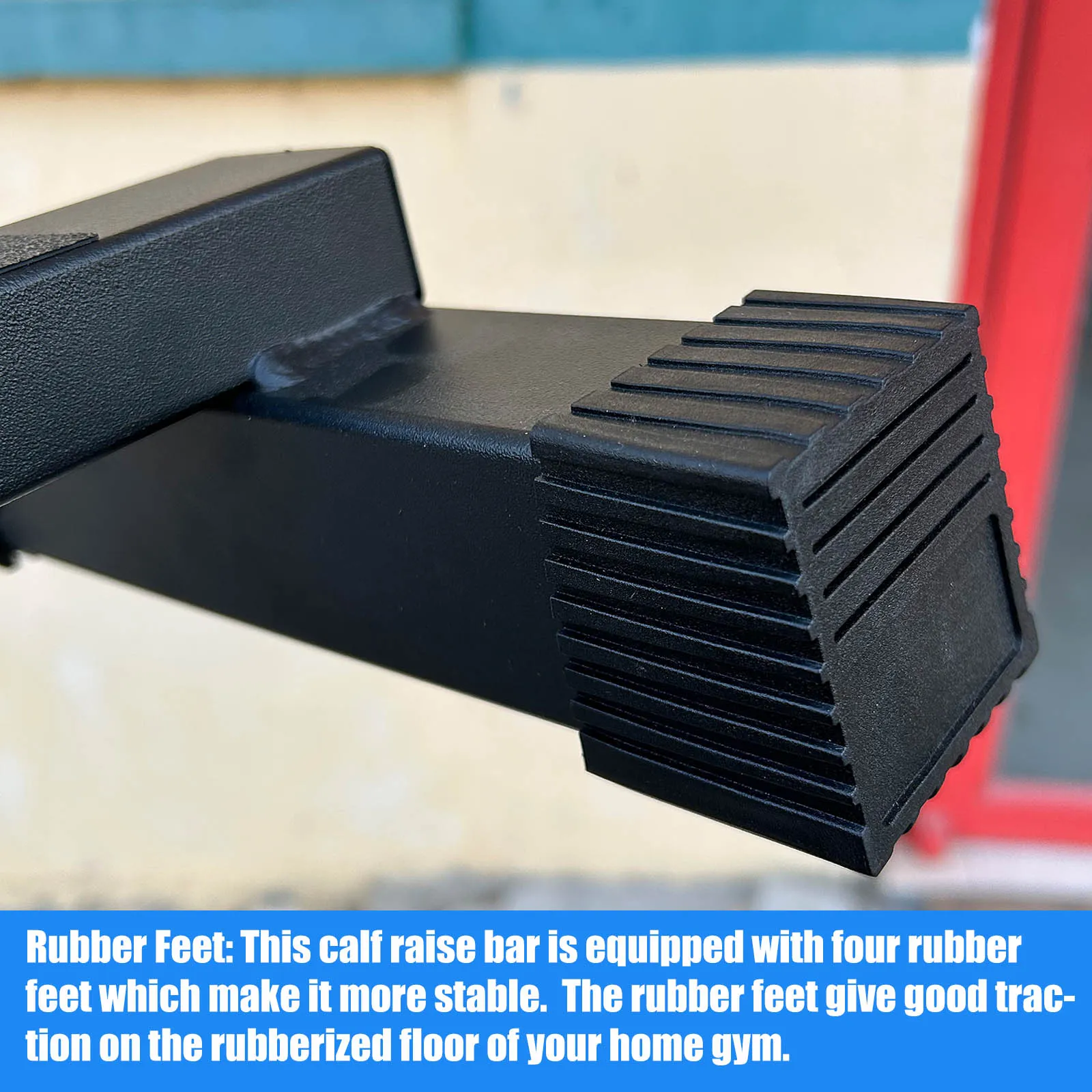 Upgraded Calf Raise Bar For Home Gym Workouts, Standing Calf Raise Machine For Calf Stretching Squating Foot Stretching Anti Slip Solid Calf Block
