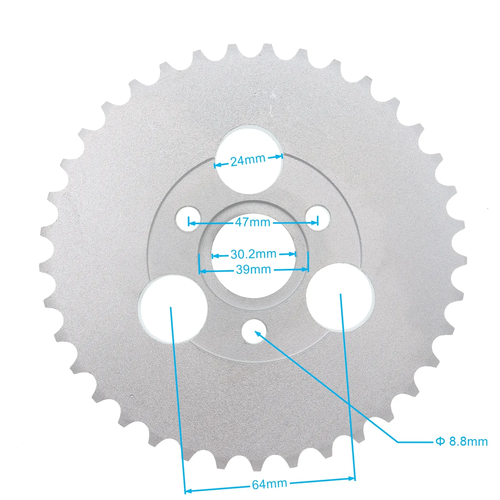 420 Chain & Sprocket Kit For Honda Z50R Z50RD 1982-1987 – 13T/37T Combo, 2-Year Warranty 9 thumbnail image