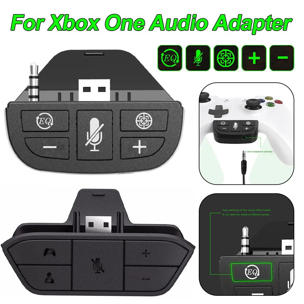 Enhanced Xbox Controller Audio Amplifier Adjustable Microphone Audio Adapter With 3.5mm Headphone Jack Converter For Gaming From Homepro11 19.48 DHgate.Com